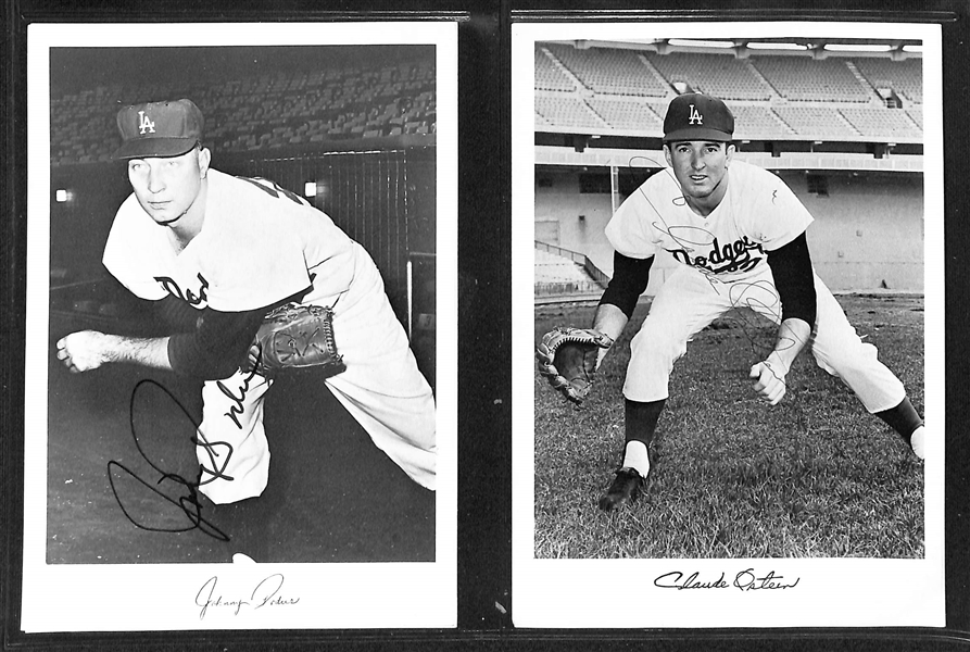 Lot of (80+) Signed Baseball Photos w. Phil Niekro, Johnny Podres, More (+JSA Auction Letter)