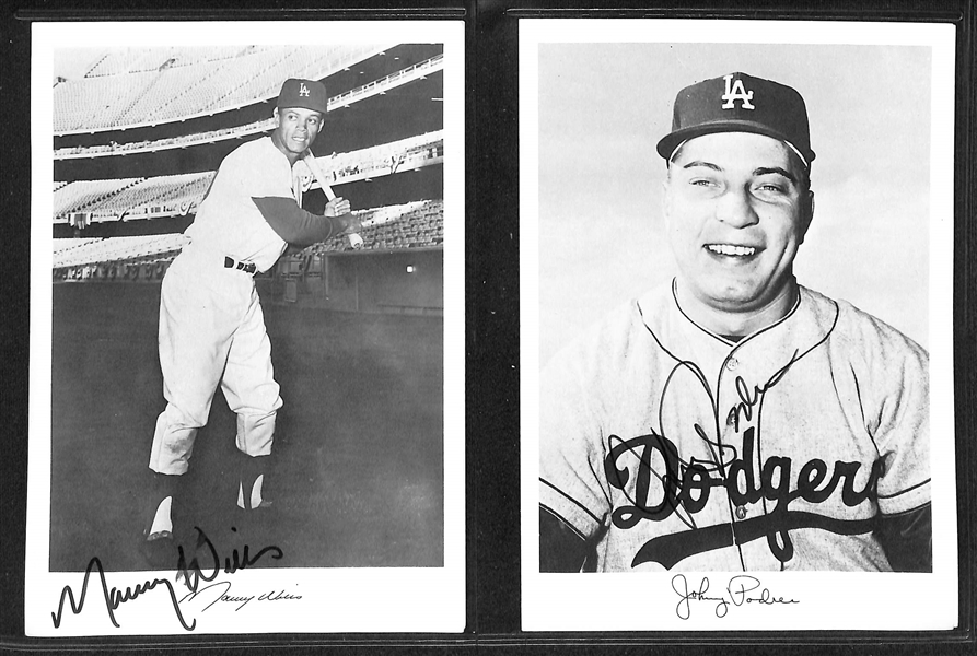 Lot of (80+) Signed Baseball Photos w. Phil Niekro, Johnny Podres, More (+JSA Auction Letter)