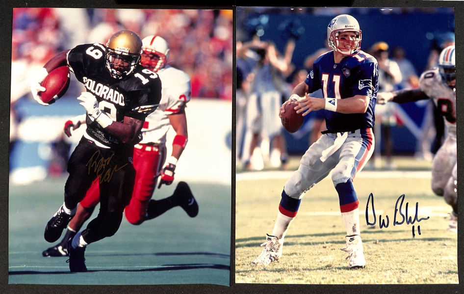 Lot of (40+) Signed Football Photos w. Bob Griese, More (+JSA Auction Letter)
