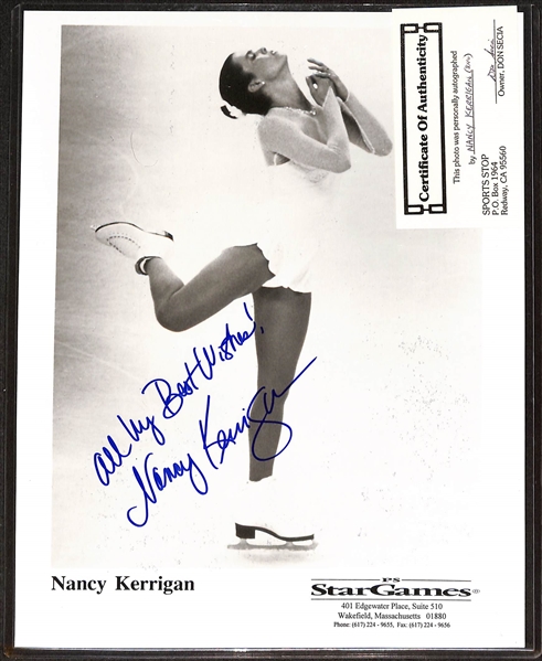 Lot of (25+) Signed Assorted Sports Photos w. Carl Lewis, Gene Sarazen, More (+JSA Auction Letter) 