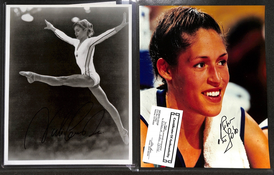 Lot of (25+) Signed Assorted Sports Photos w. Carl Lewis, Gene Sarazen, More (+JSA Auction Letter) 