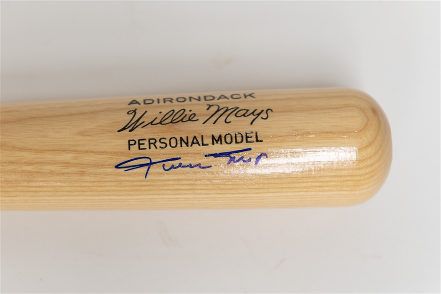 Willie Mays Signed 34-inch Adirondack Model 302 Willie Mays Personal Model Baseball Bat (+JSA Auction Letter)