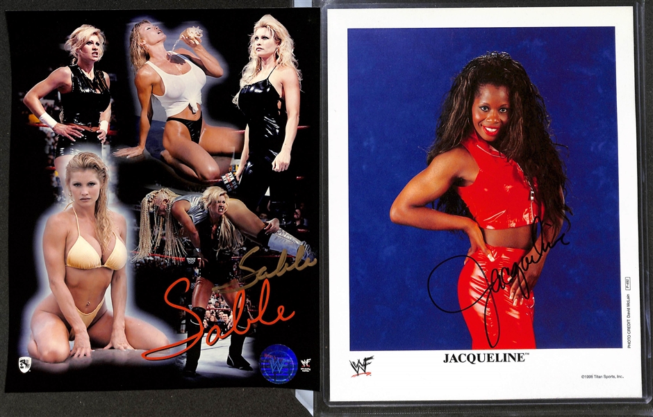 Signed WWF Memorabilia Lot w (14) Signatures w. Undertaker, More +(JSA Auction Letter)