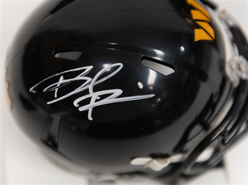 Brian Robinson Signed Full Size and Mini Helmet (both PSA)