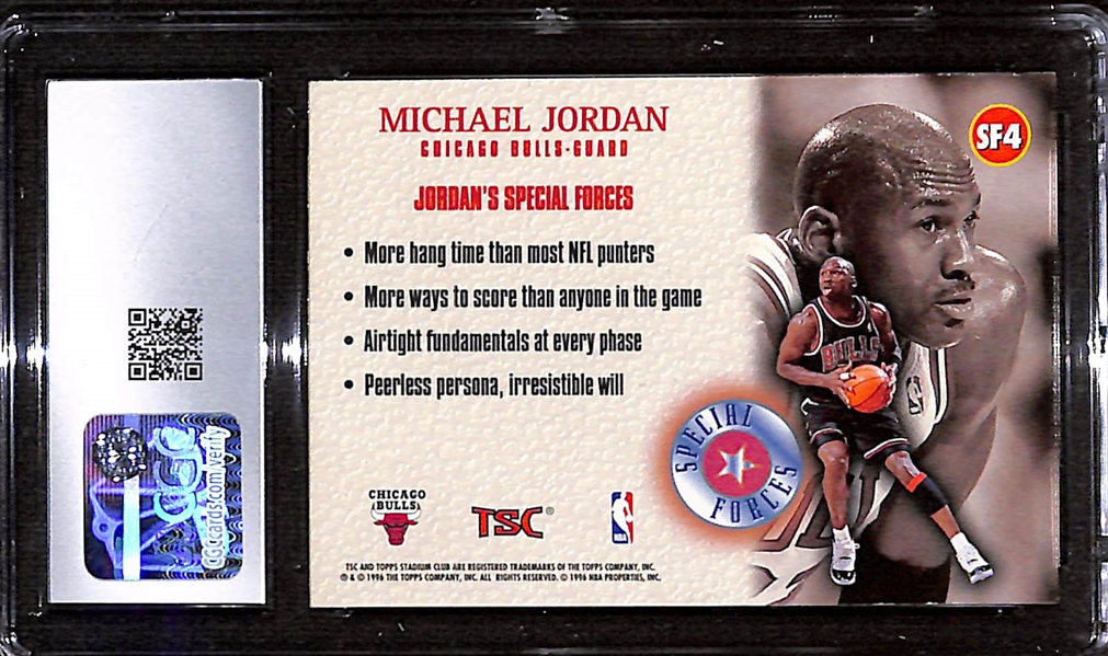 1996-97 Stadium Club Special Forces Michael Jordan #SF4 Foil CGC 8