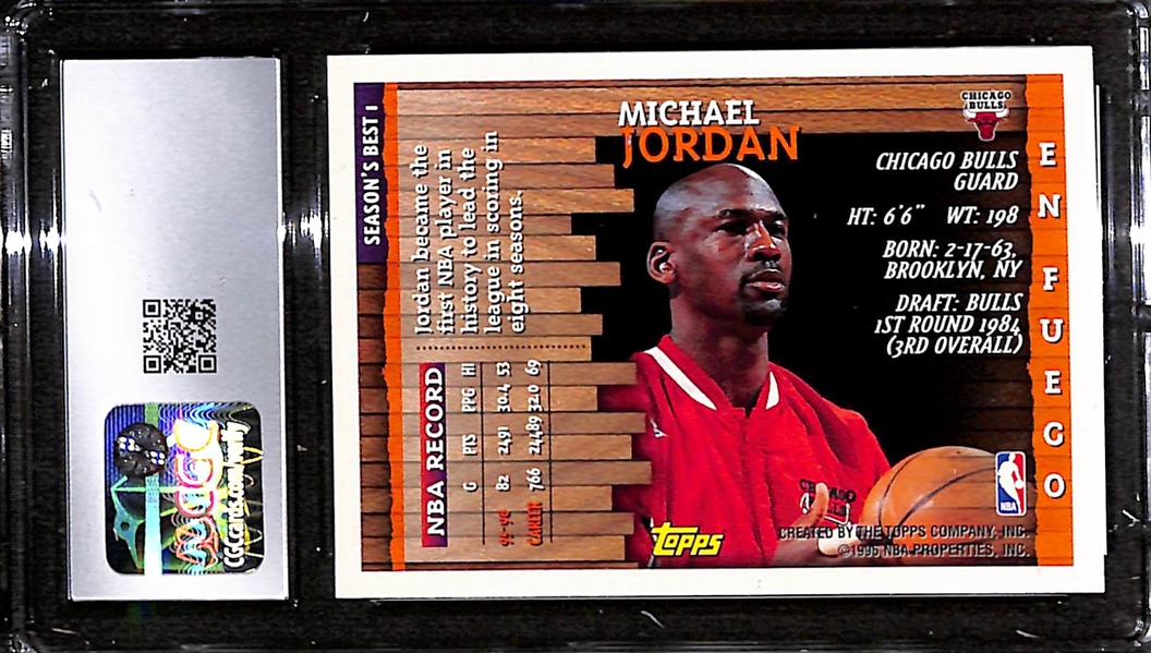 1996-97 Topps Season's Best #1 Michael Jordan CGC 9