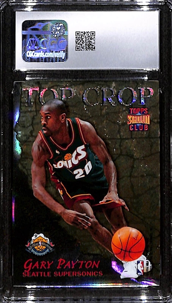 1996-97 Stadium Club Top Crop #TC9 Michael Jordan/Gary Payton CGC 9