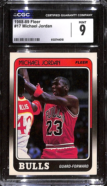 1998-99 Fleer Michael Jordan #17 CGC 9