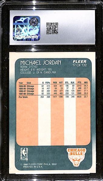 1998-99 Fleer Michael Jordan #17 CGC 9