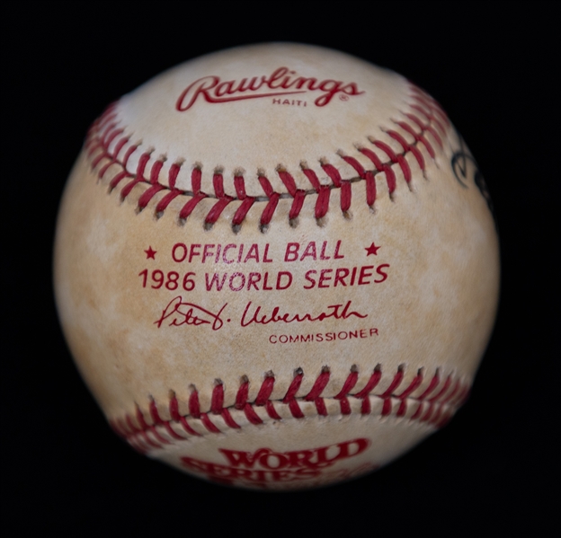 Hank Aaron, Rocky Colavito, Early Wynn Signed Official Rawlings 1986 World Series Baseball (Full JSA Letter of Authenticity)