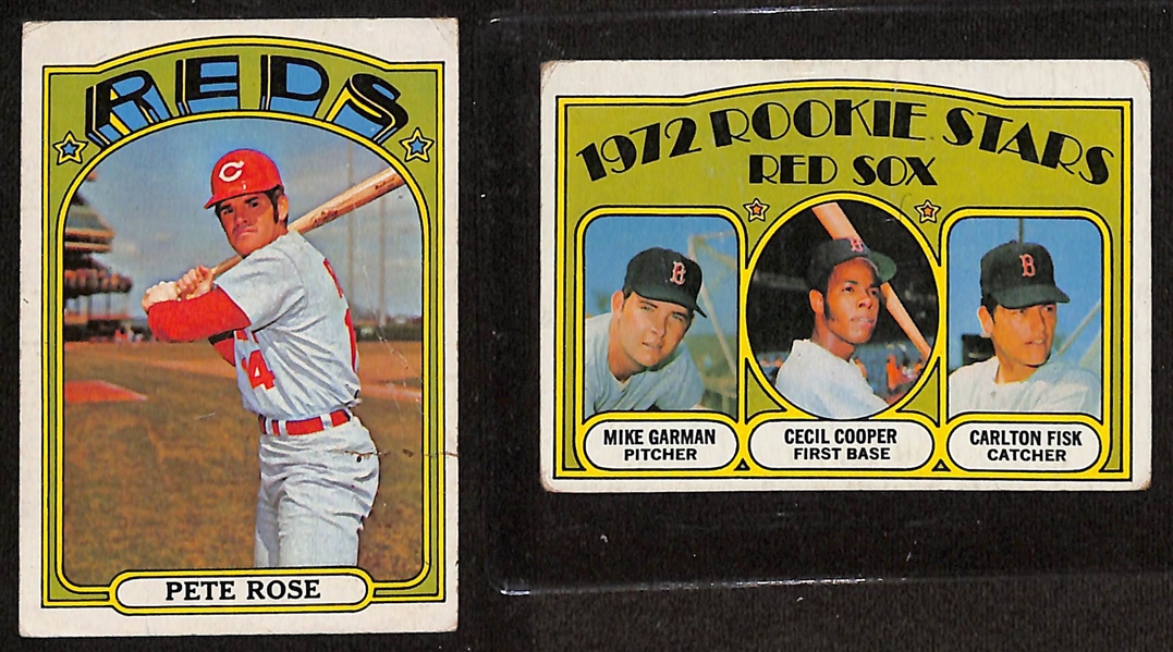1972 Topps Baseball Set - Series 1 thru 5 Only (Card #1-656) w. Roberto Clemente & Nolan Ryan