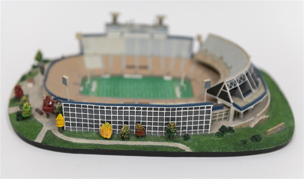 Lot of (2) Danbury Mint Stadium Replicas w. Dallas Cowboy Texas Stadium & Penn State's Beaver Stadium