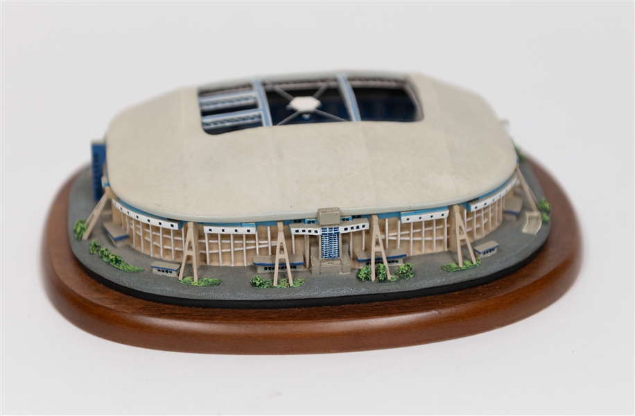 Lot of (2) Danbury Mint Stadium Replicas w. Dallas Cowboy Texas Stadium & Penn State's Beaver Stadium