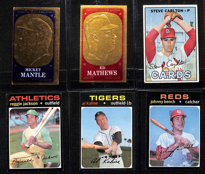 Lot of (10) Topps 1961-71 Baseball Cards w. a 1962 Stan Musial 