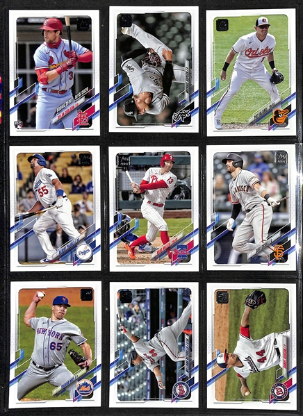 2021 Topps Baseball Complete Set (Series 1, 2, Update) Plus Variations 