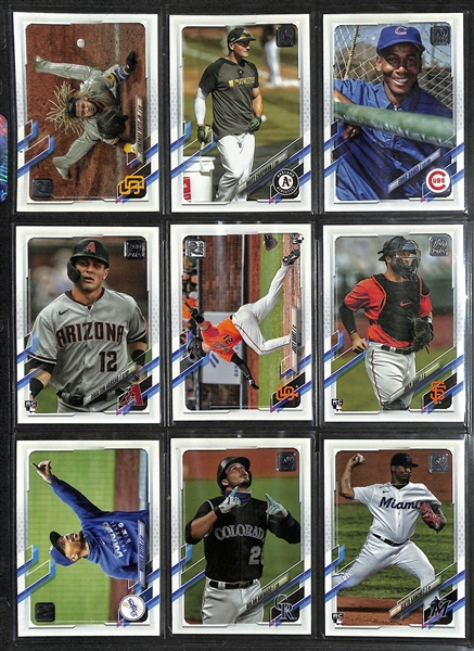 2021 Topps Baseball Complete Set (Series 1, 2, Update) Plus Variations 