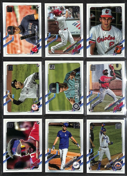 2021 Topps Baseball Complete Set (Series 1, 2, Update) Plus Variations 