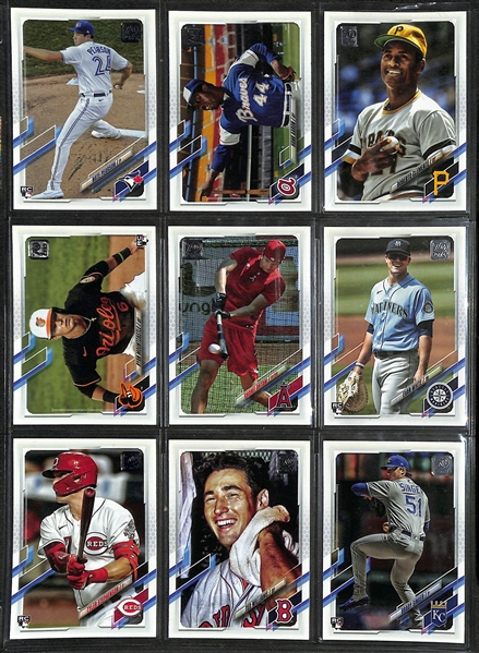 2021 Topps Baseball Complete Set (Series 1, 2, Update) Plus Variations 