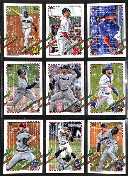 2021 Topps Baseball Complete Holiday Set, UK Set, & Japanese Set
