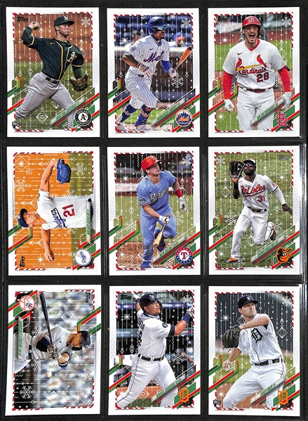 2021 Topps Baseball Complete Holiday Set, UK Set, & Japanese Set
