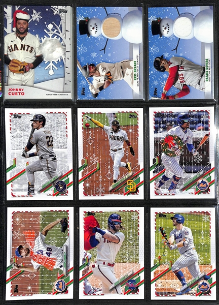 2021 Topps Baseball Complete Holiday Set, UK Set, & Japanese Set