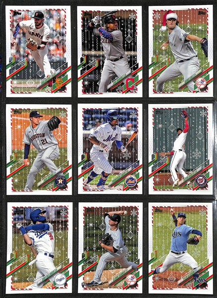 2021 Topps Baseball Complete Holiday Set, UK Set, & Japanese Set