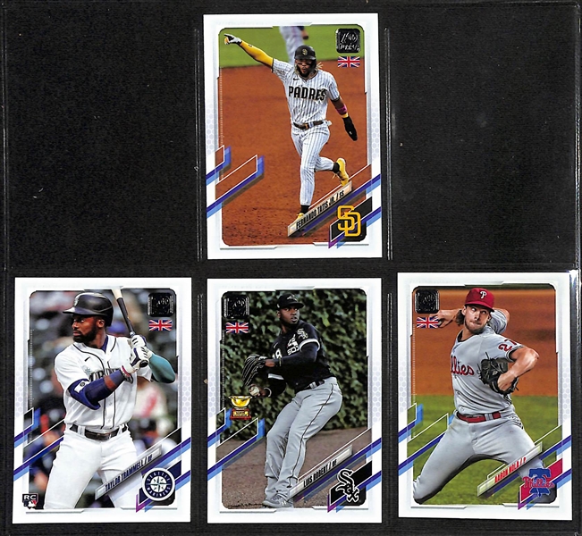 2021 Topps Baseball Complete Holiday Set, UK Set, & Japanese Set