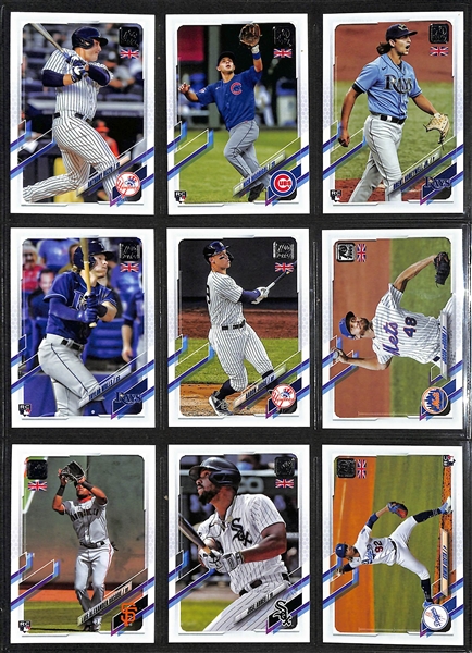 2021 Topps Baseball Complete Holiday Set, UK Set, & Japanese Set