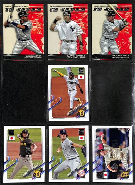 2021 Topps Baseball Complete Holiday Set, UK Set, & Japanese Set