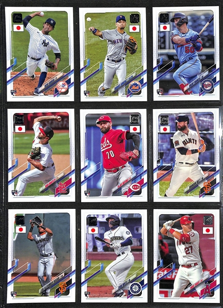2021 Topps Baseball Complete Holiday Set, UK Set, & Japanese Set