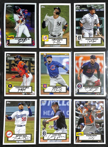 Lot of (500+) 2021 Topps Baseball Inserts, SPs, Autos, and #'d Cards w. a Jordan Montgomery Auto