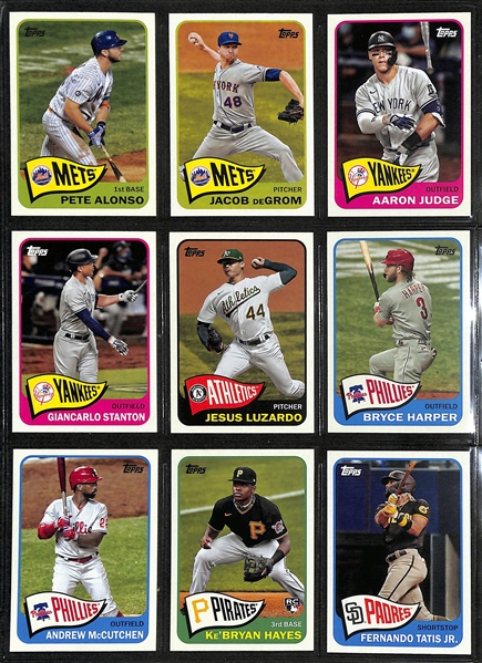 Lot of (500+) 2021 Topps Baseball Inserts, SPs, Autos, and #'d Cards w. a Jordan Montgomery Auto
