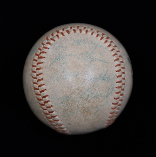 1973-74 Angels Team Signed Baseball - 20+ Autographs w. Nolan Ryan (JSA Auction Letter)