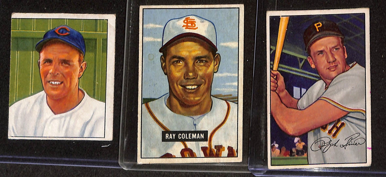 Lot of (25) 1909-1952 Baseball Cards w. 1909 T206 Frank Delehanty Sweet Caporal