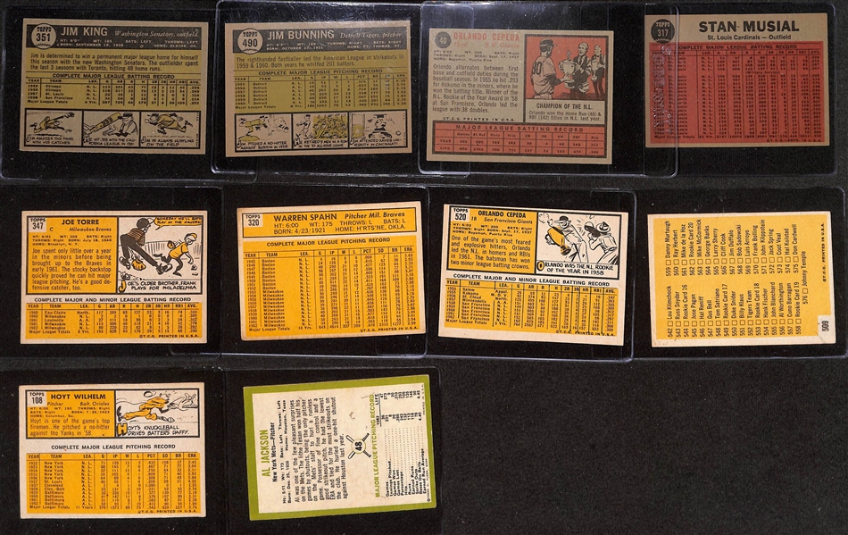 Lot of (22) 1961-1963 Topps Baseball Cards w. 1961 Willie Mays & 1961 Roger Maris