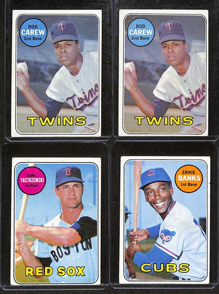 Lot of (25) 1968-1976 Topps Baseball Cards w. 1968 Jim Palmer & 1973 Nolan Ryan