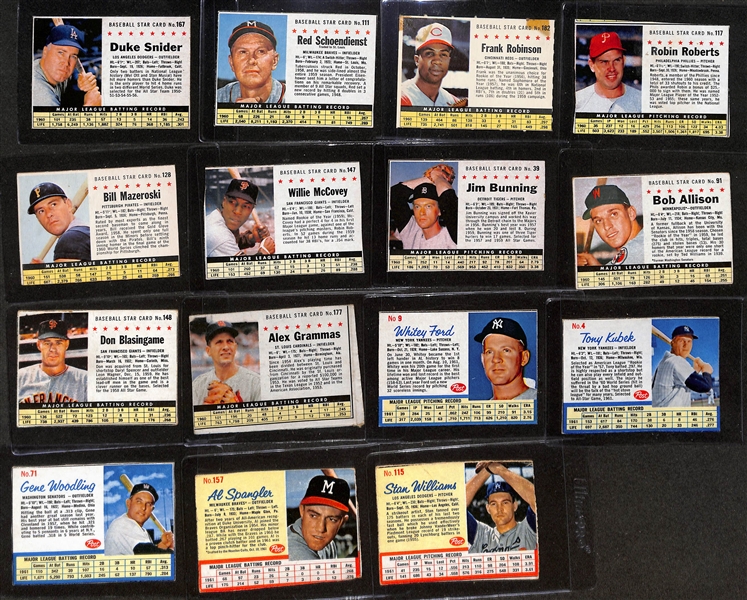 Lot of (28) 1959-1989 Assorted Baseball & Football Cards, Inserts, & Patches w. 1989 Fleer Billy Ripken FF Card