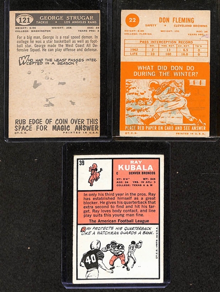 Lot of (28) 1959-1989 Assorted Baseball & Football Cards, Inserts, & Patches w. 1989 Fleer Billy Ripken FF Card