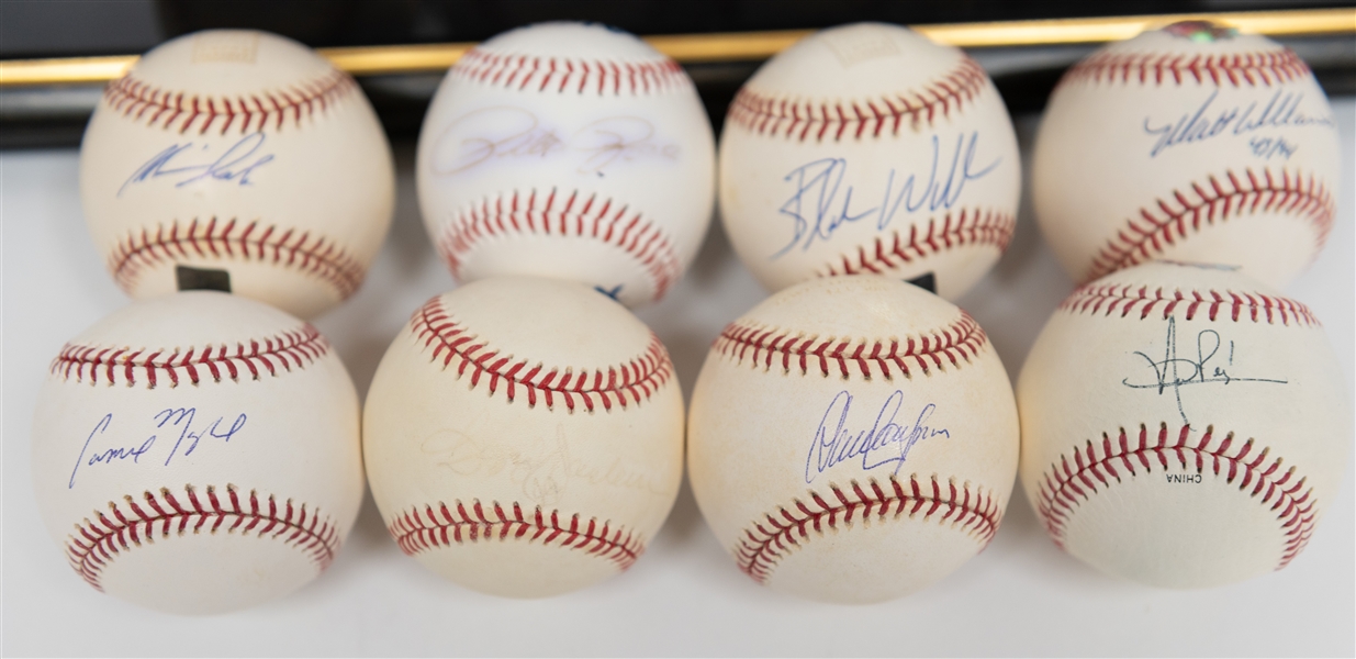 Sports Memorabilia Lot (Mostly Signed) w. Mostly Baseball inc. Pete Rose, more (+JSA Auction Letter)