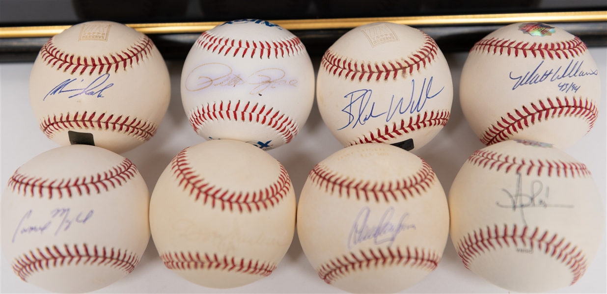 Sports Memorabilia Lot (Mostly Signed) w. Mostly Baseball inc. Pete Rose, more (+JSA Auction Letter)