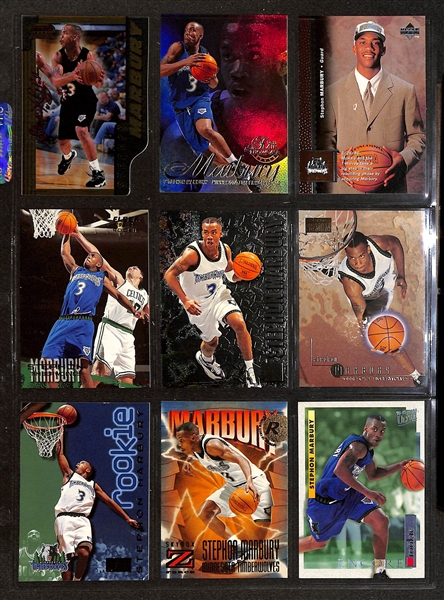150+ Allen Iverson, Stephon Marbury, & Tracy McGrady Cards (Inc. Rookies & Inserts)