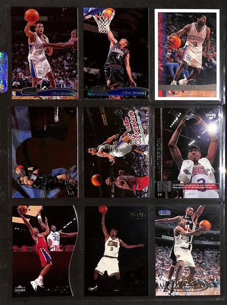 150+ Allen Iverson, Stephon Marbury, & Tracy McGrady Cards (Inc. Rookies & Inserts)