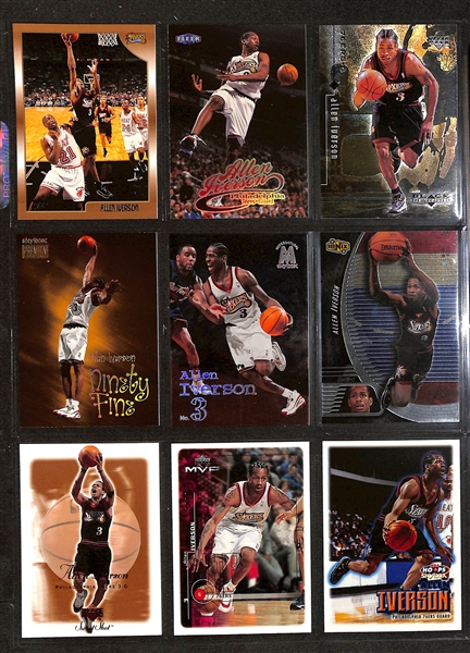 150+ Allen Iverson, Stephon Marbury, & Tracy McGrady Cards (Inc. Rookies & Inserts)
