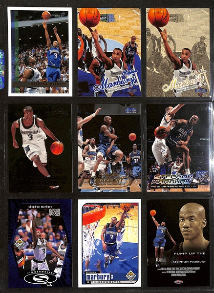 150+ Allen Iverson, Stephon Marbury, & Tracy McGrady Cards (Inc. Rookies & Inserts)