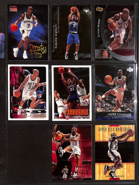 150+ Allen Iverson, Stephon Marbury, & Tracy McGrady Cards (Inc. Rookies & Inserts)
