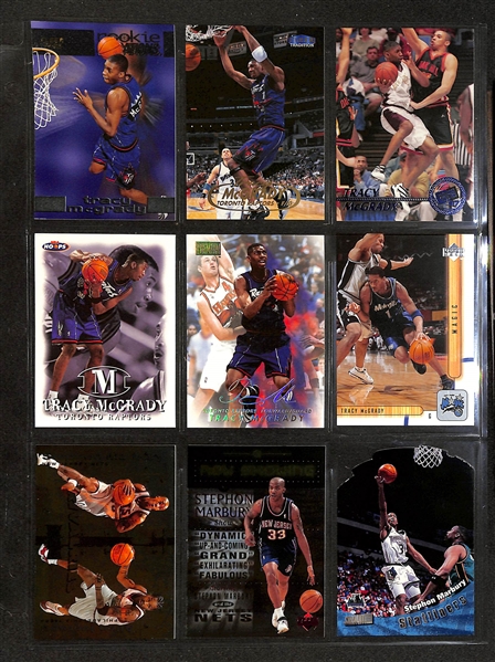 150+ Allen Iverson, Stephon Marbury, & Tracy McGrady Cards (Inc. Rookies & Inserts)