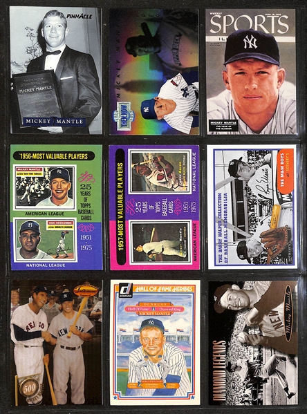 480+ Yankees Cards (250+ are Mickey Mantle) - Mostly Current Era Cards