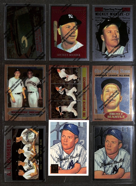 480+ Yankees Cards (250+ are Mickey Mantle) - Mostly Current Era Cards