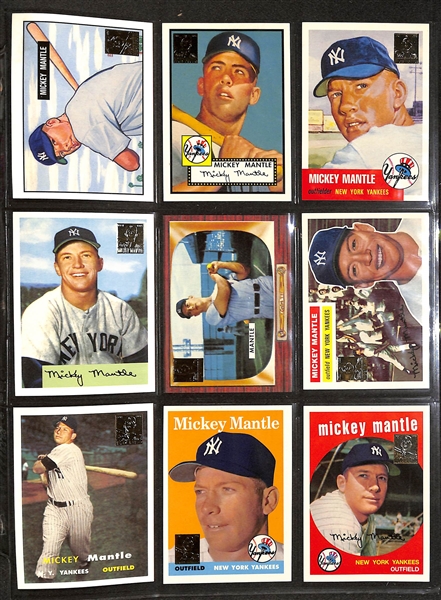 480+ Yankees Cards (250+ are Mickey Mantle) - Mostly Current Era Cards