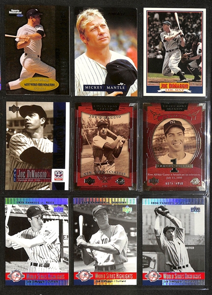 480+ Yankees Cards (250+ are Mickey Mantle) - Mostly Current Era Cards